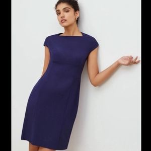 M.M. LaFleur Size 12 Navy Ashley Cap Sleeve Dress